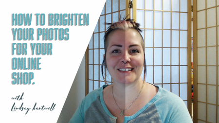 How to Brighten your Photos for your Online Shop