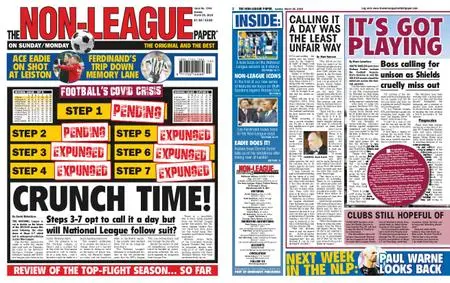 The Non-league Football Paper – March 29, 2020