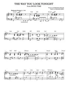 The Way You Look Tonight - Jerome Kern (Piano Solo)