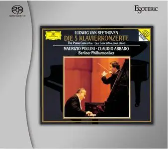 Maurizio Pollini, Berliner Philharmoniker, Claudio Abbado - Beethoven: The Piano Concertos (1994/2021)