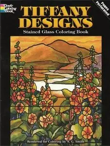 Tiffany Designs Stained Glass Coloring Book