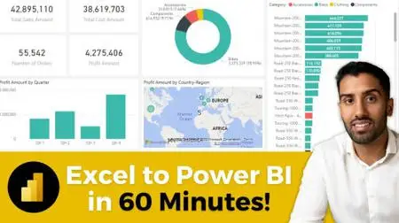 Power BI For Data Analysts: Excel to Power BI in 60 Minutes [2022]