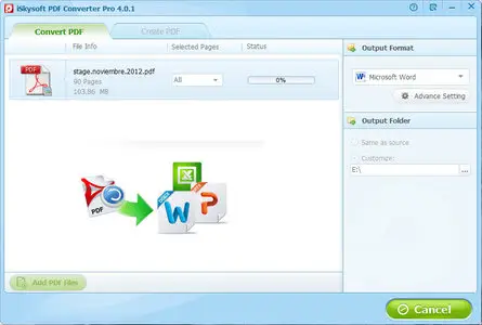 iSkysoft PDF Converter Pro 4.0.1.2 Multilingual