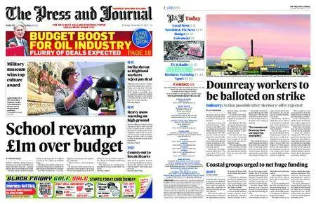 The Press and Journal Highlands and Islands – November 23, 2017