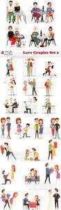 Vectors - Love Couples Set 2