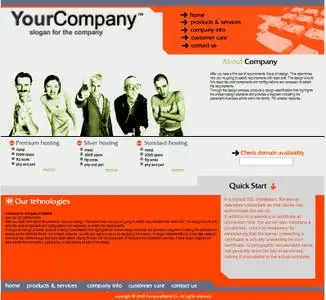 Full Site Template (html + psd)