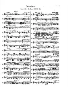 Ludwig van Beethoven -  Complete Piano Sonatas - Score - Sheet Music