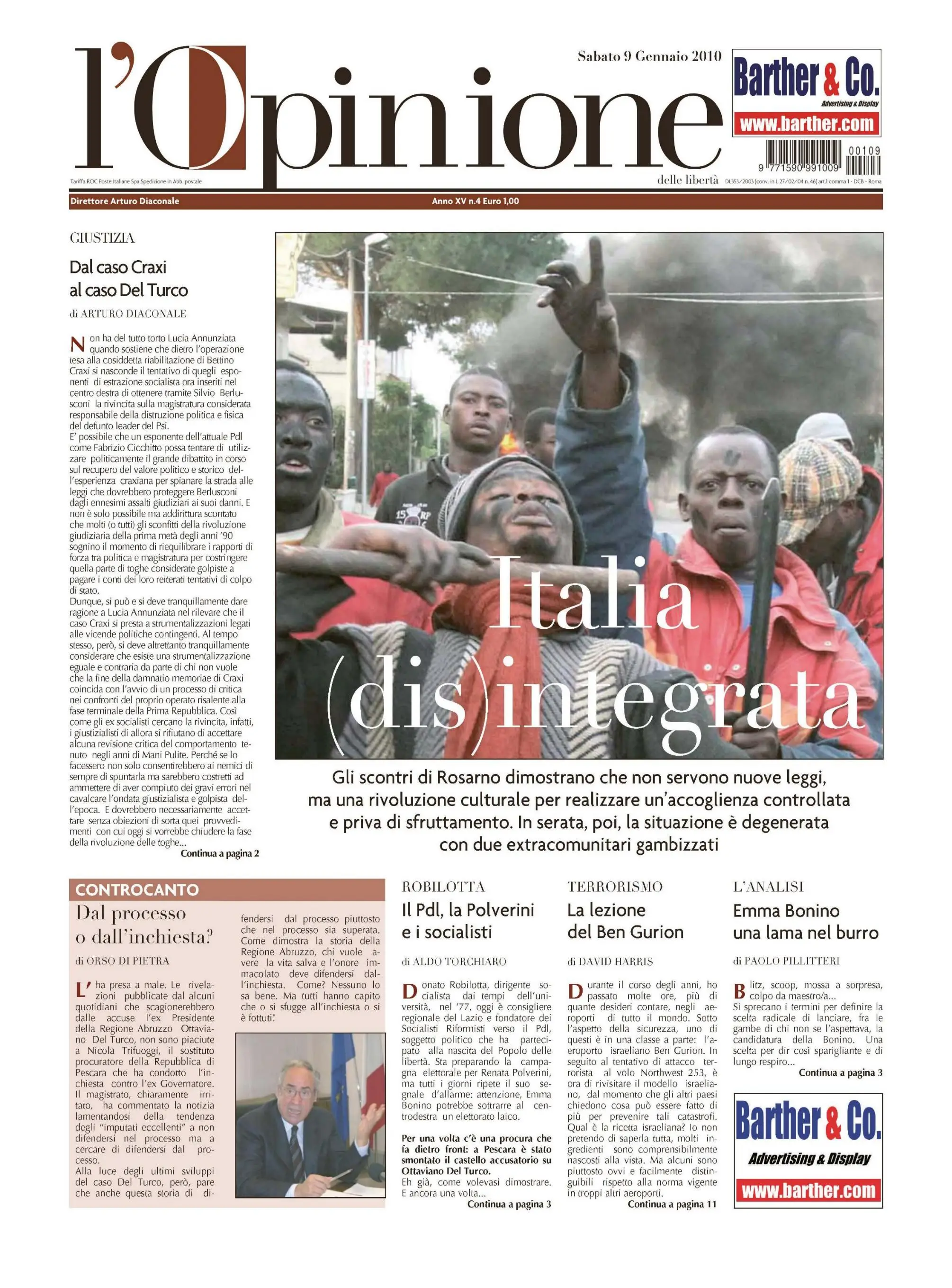 L'Opinione 09.01.2010