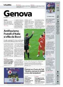 la Repubblica Genova - 24 Gennaio 2018