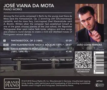 João Costa Ferreira - Vianna da Motta: Piano Works (2018)