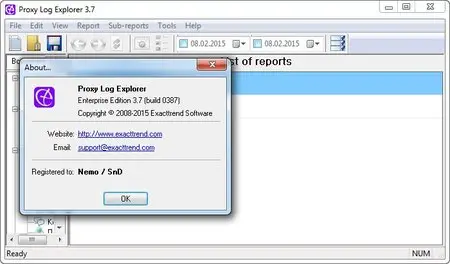 ExactTrend Proxy Log Explorer 3.7 Build 0837