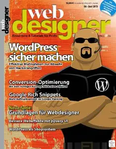 Der Webdesigner -  Magazin für Webdesigner und Webentwickler Juni 06/2013