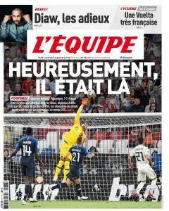 L'equipe du Vendredi 7 Septembre 2018