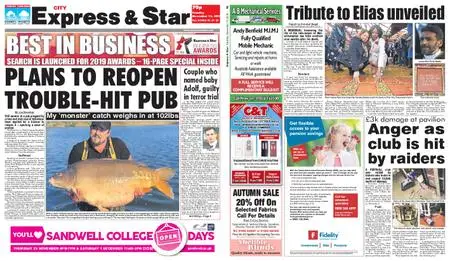 Express and Star City Edition – November 13, 2018