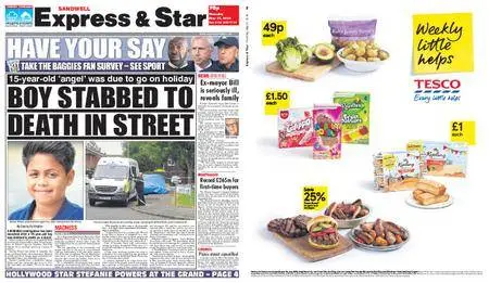 Express and Star Sandwell Edition – May 31, 2018