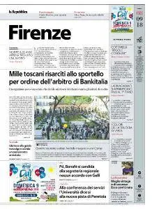 la Repubblica Firenze - 8 Settembre 2018