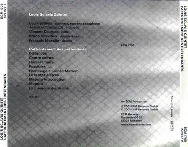 Louis Sclavis Quintet - L'Affrontement Des Prétendants (2001)