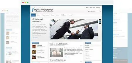JoomShaper - MyBiz v1.6 - Joomla Business Template
