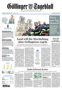 Göttinger Tageblatt - 17. April 2019