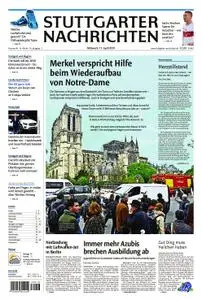 Stuttgarter Nachrichten Blick vom Fernsehturm - 17. April 2019