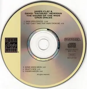 James Clay & David "Fathead" Newman - The Sound Of The Wide Open Spaces (1960) {Riverside OJCCD-1075-2 rel 2002}