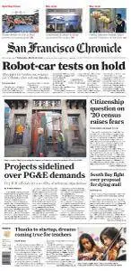 San Francisco Chronicle Late Edition - March 28, 2018
