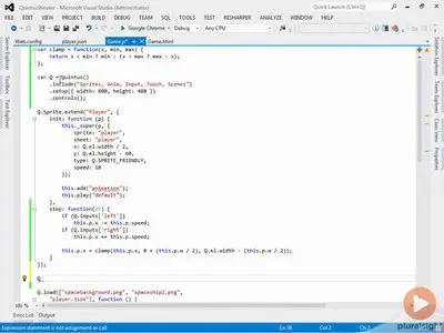 Pluralsight - Beginning HTML 5 Game Development With Quintus