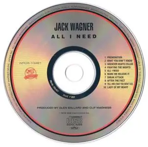 Jack Wagner - All I Need (1984) [1999, Japan]