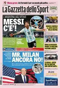 La Gazzetta dello Sport - 27 giugno 2018