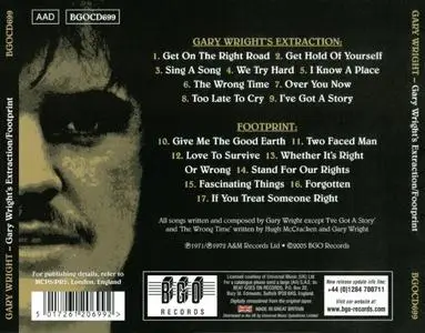 Gary Wright - Gary Wright's Extraction (1971) & Footprint (1972) [2005, Remastered Reissue]