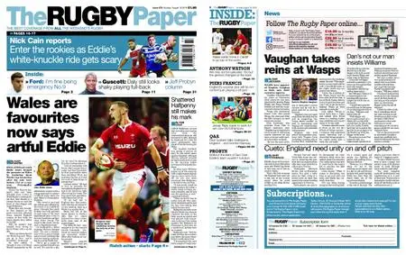The Rugby Paper – August 18, 2019