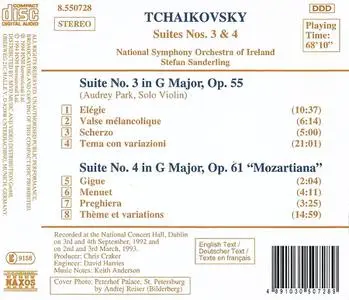 Stefan Sanderling, National Symphony Orchestra of Ireland - Tchaikovsky: Suites for Orchestra Nos. 3 & 4 (1994)