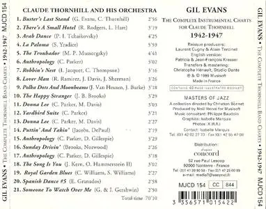 Gil Evans - The Complete Instrumental Charts For Claude Thornhill 1942-1947 (1999) {Musisoft MJCD 154}