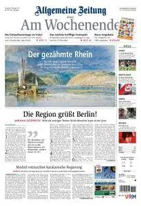Allgemeine Zeitung Mainz - 28. Oktober 2017