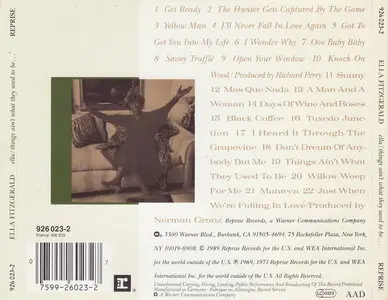 Ella Fitzgerald - Ella + Things Ain't What They Used To Be (And You Better Believe It) (1969) [Remastered 1989]