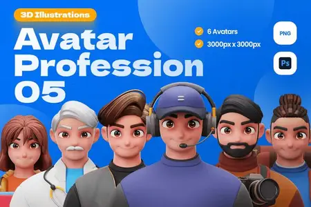 EE - 3D Avatar Profession Illustrations Y7S2X6L