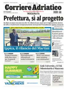 Corriere Adriatico Macerata - 8 Agosto 2025