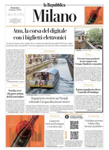 la Repubblica Milano - 25 Agosto 2024