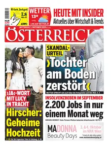 Österreich - 1 Oktober 2025