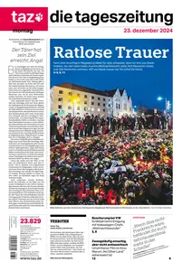 taz die tageszeitung  - 23 December 2024