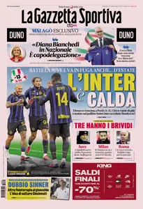 La Gazzetta dello Sport - 9 Agosto 2026