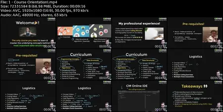 Data Structures & Algorithms Essentials using C++