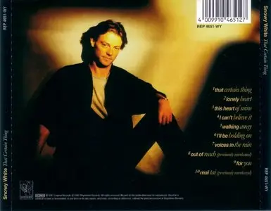 Snowy White - That Certain Thing (1987, Reissue 1997)