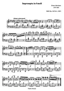 SchubertF - Impromptu in f-moll