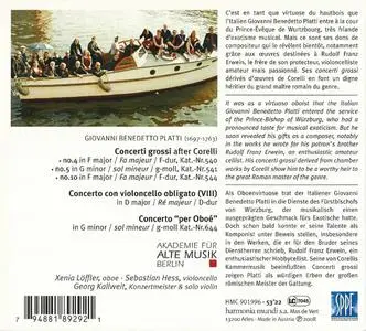 Akademie für Alte Musik Berlin, Georg Kallweit - Platti: Concerti Grossi after Corelli (2008)