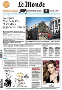 Le Monde & Suppléments du Jeudi 13 Février 2014