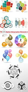 Vectors - Option Infographics Elements 6