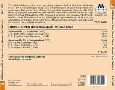 Māris Kupčs, Lithuanian State Symphony Orchestra - Fridrich Bruk: Orchestral Music, Volume 3 (2022)