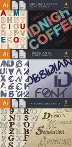 InkyDeals - 17 Premium Fonts + 14 Fonts Families