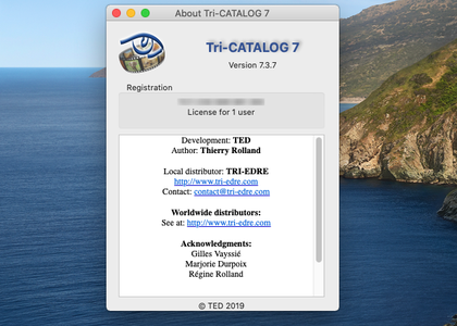 Tri-CATALOG 7.3.7 macOS